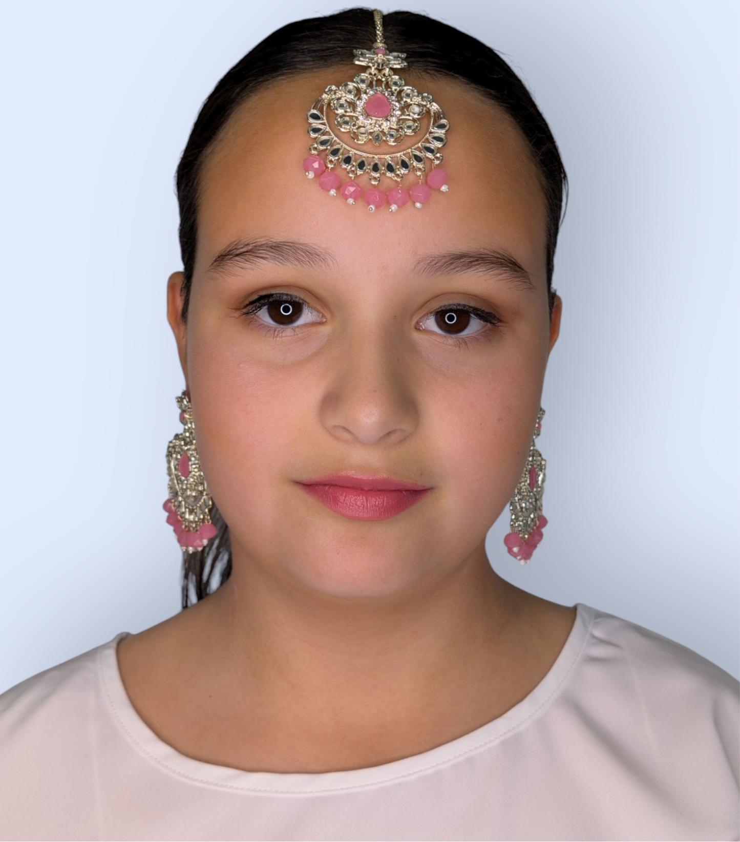 Indian Design: Maang Tikka and Earrings