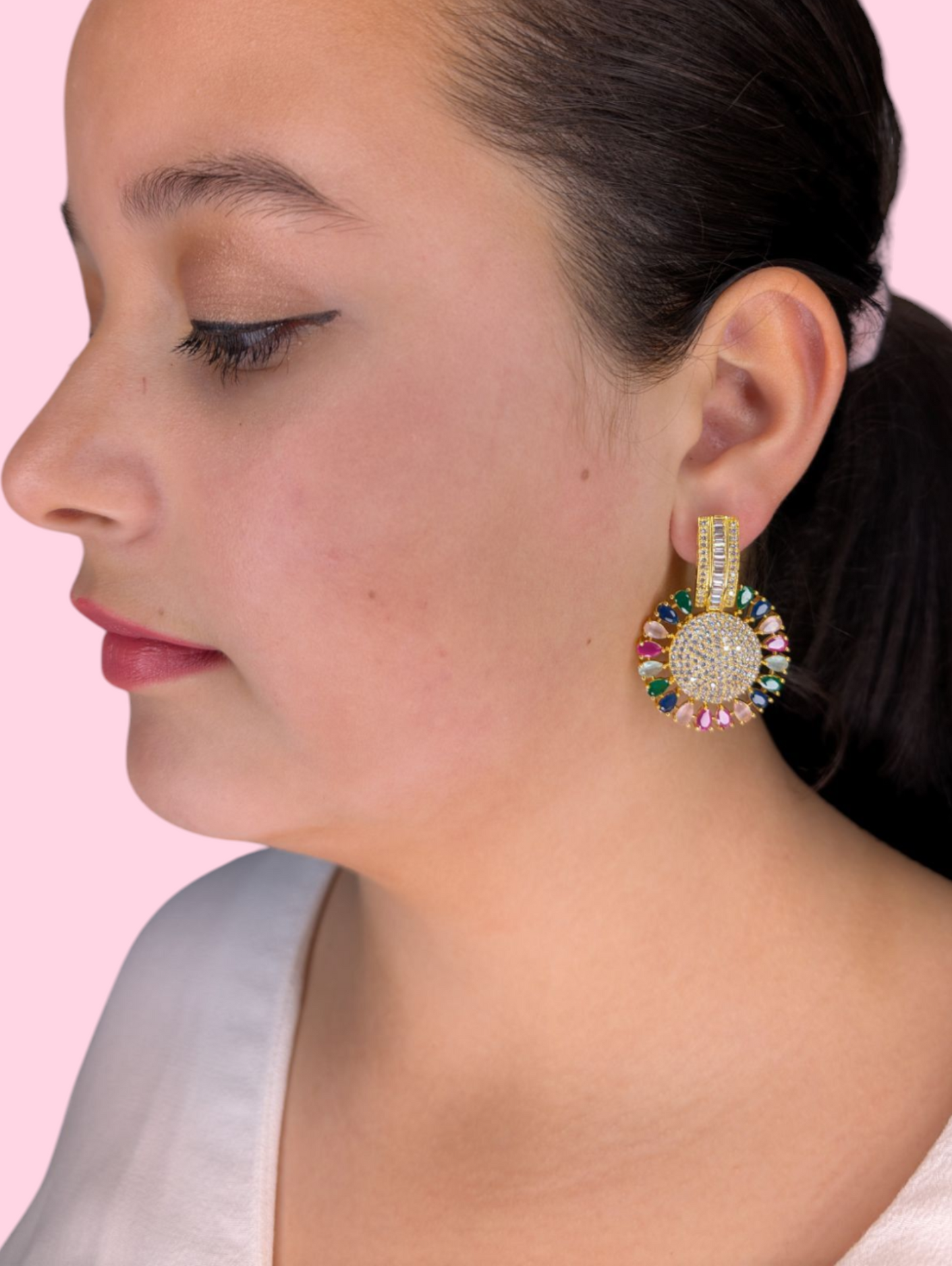 Dangling Flowers Earrings